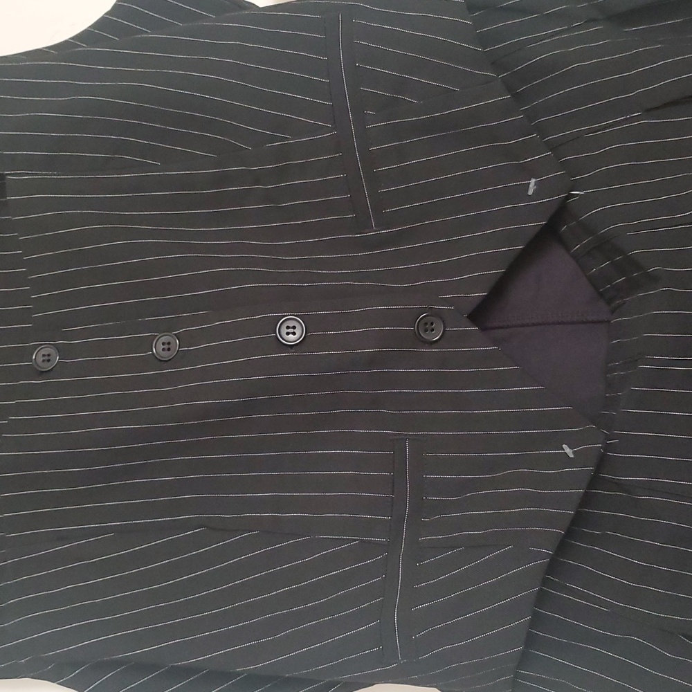 *NWT* Madden Girl Black Pinstripe Mini Dress - Picture 8 of 16